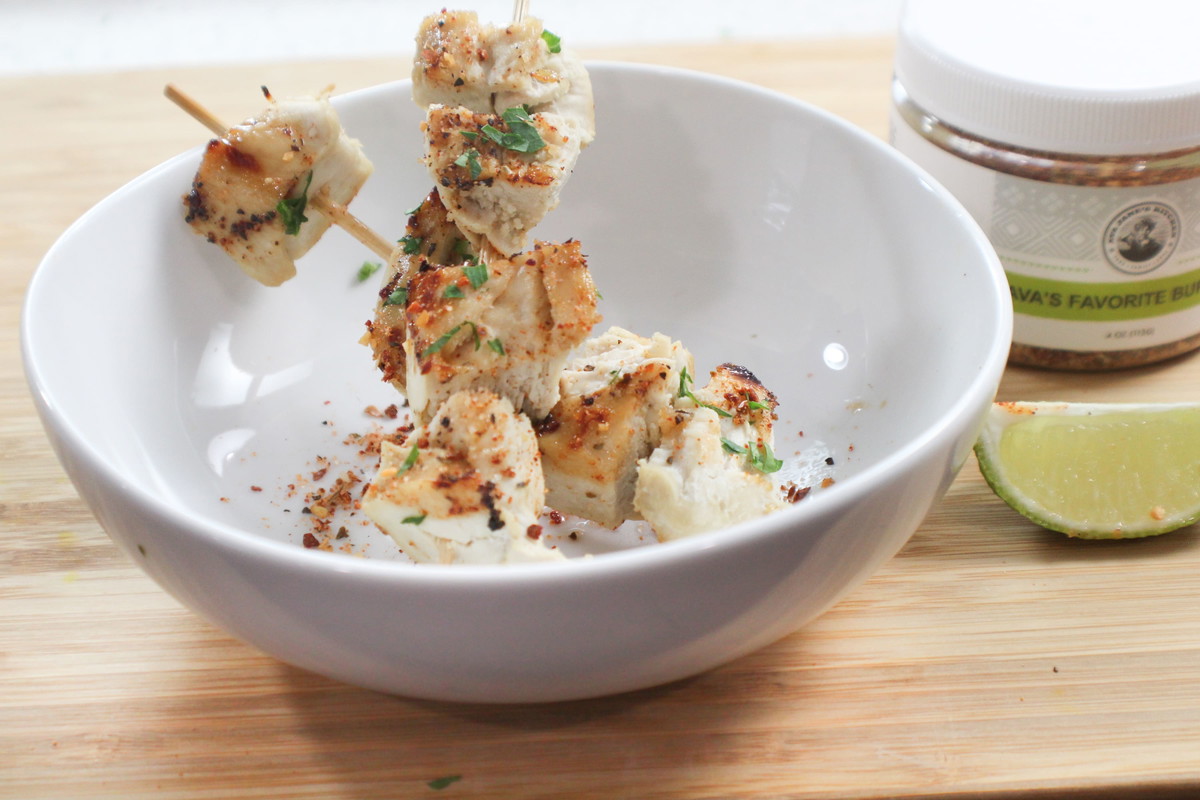 TEQUILA LIME CHICKEN SKEWERS