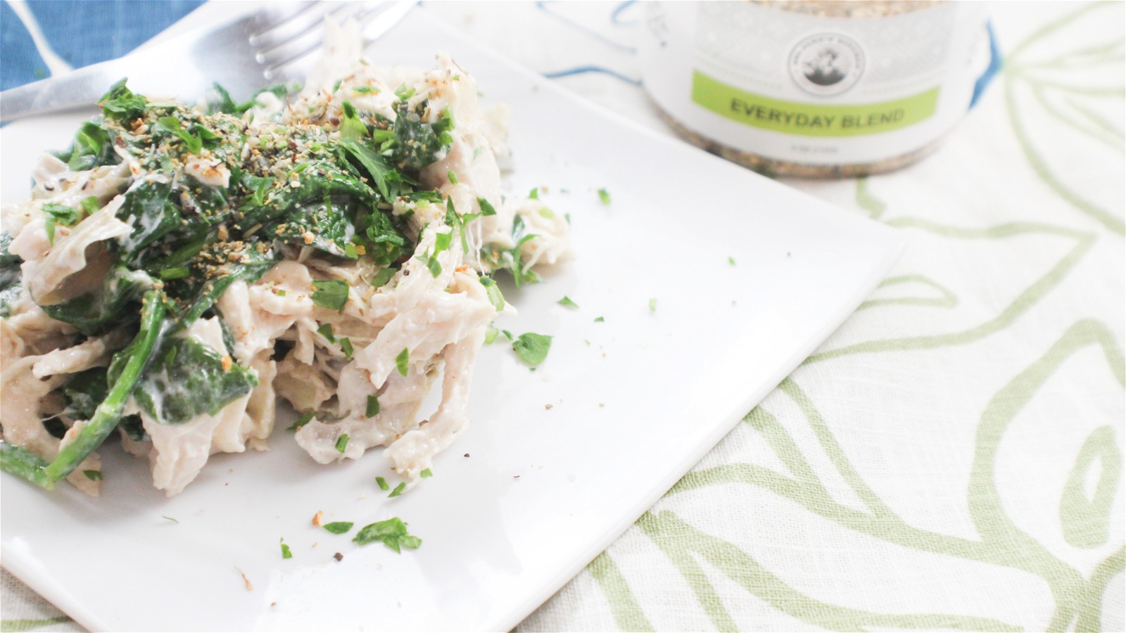 Image of SPINACH AND ARTICHOKE CHICKEN SALAD