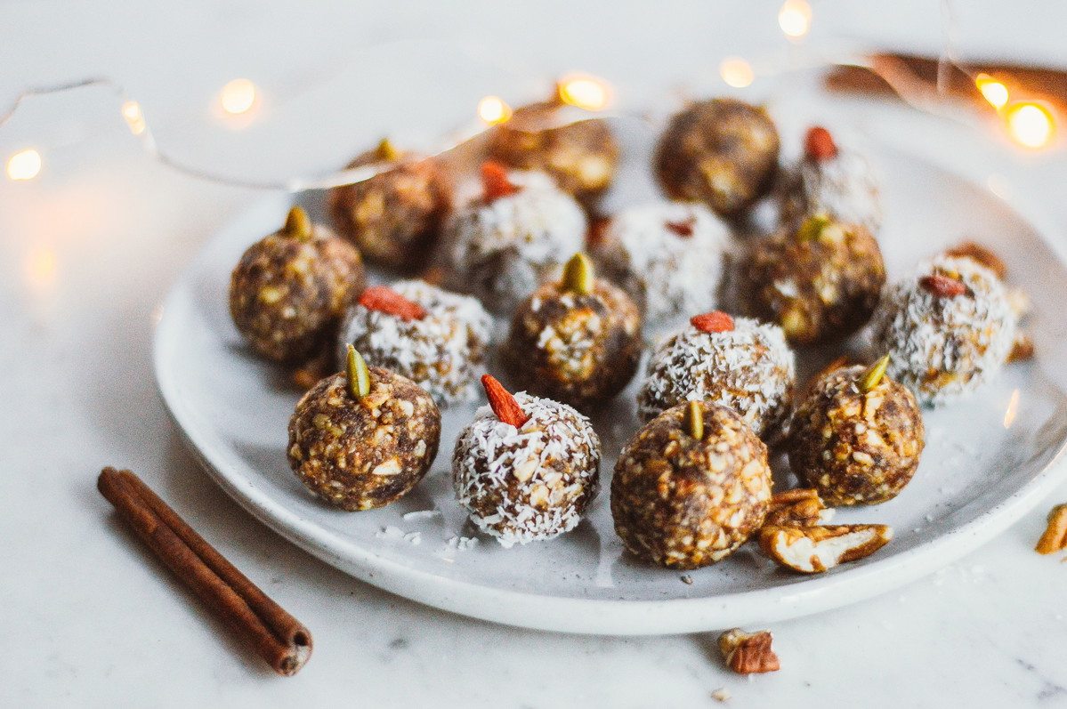 SALTED CHOCOLATE CHRISTMAS BLISS BALLS