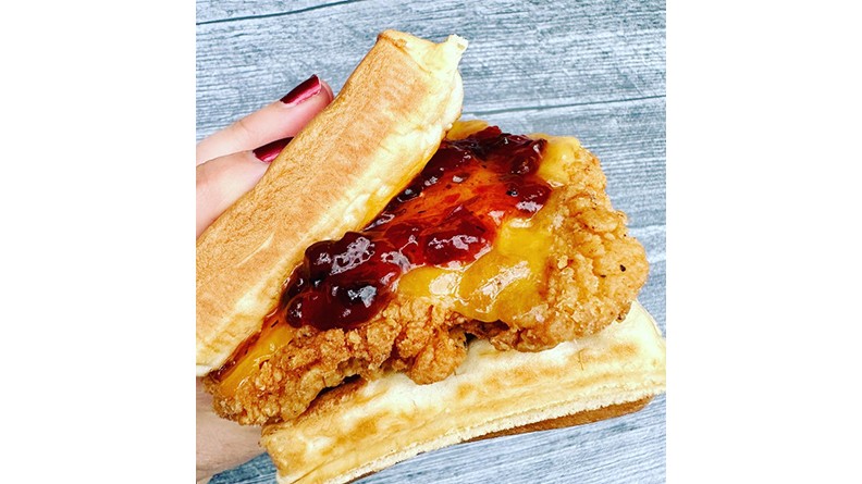Image of Chicken & Waffle Sandwich