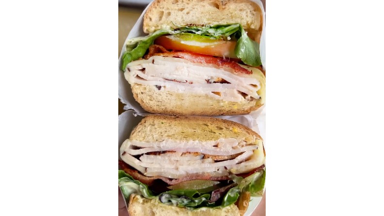 Image of Gluten Free Turkey and Pesto Aioli Sandwich