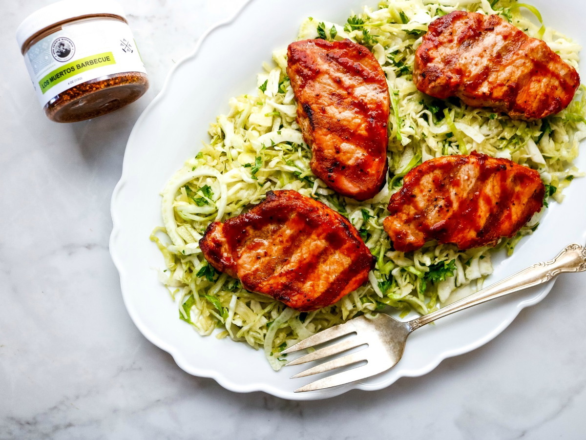 LOS MUERTOS GRILLED PORK CHOP