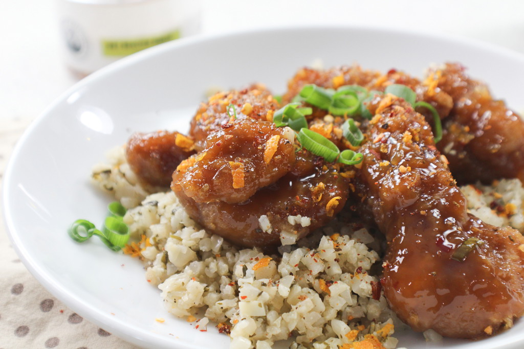 HOT ROASTED GARLIC ORANGE CHICKEN