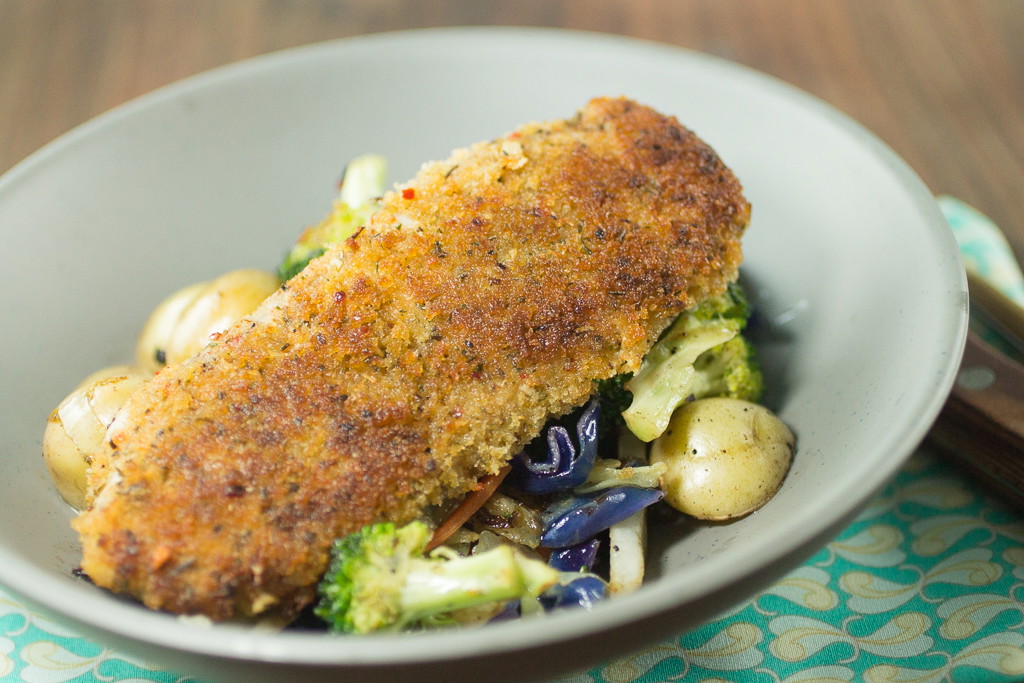CRISPY PORK WITH WINTER VEGETABLES