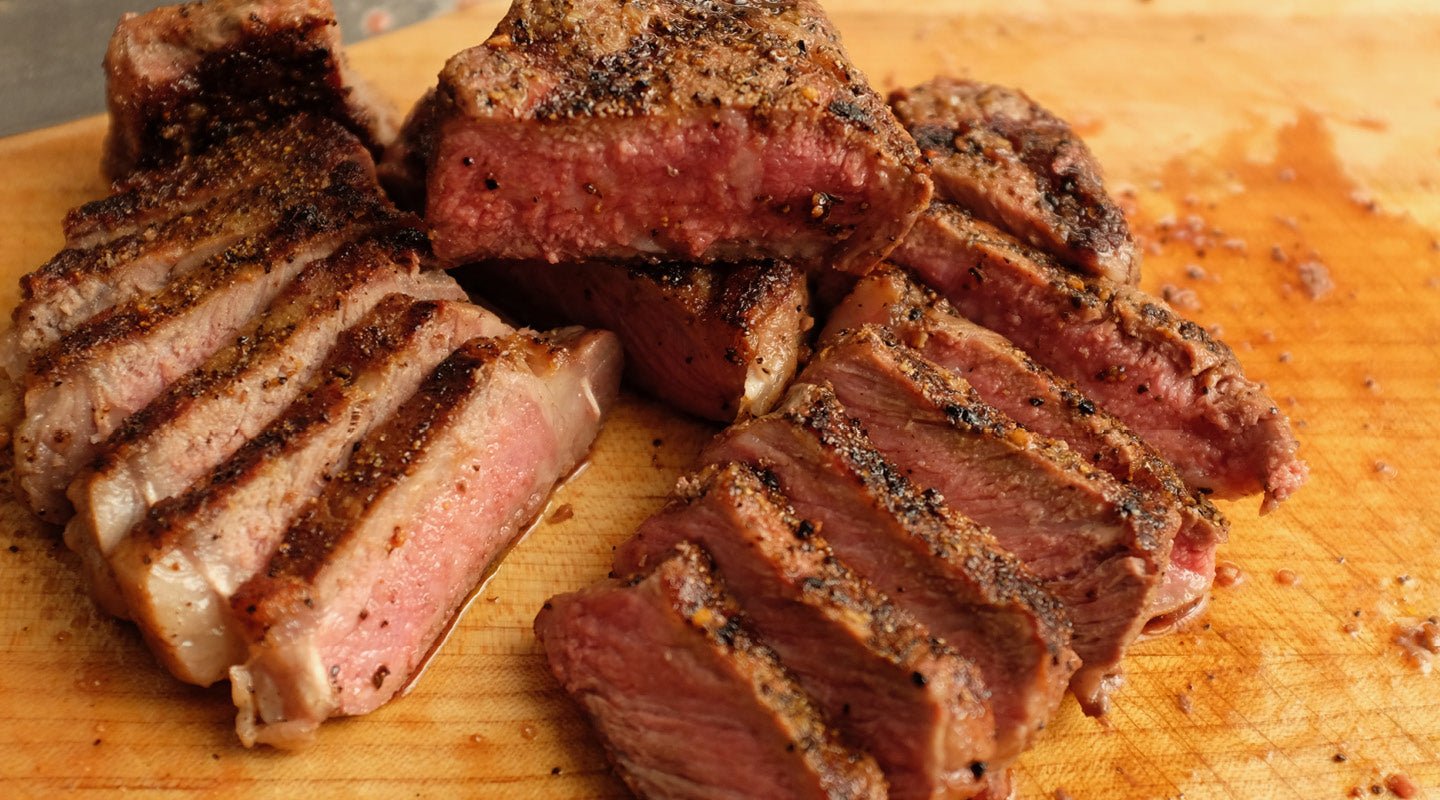 Cooking steak on outlet pellet grill