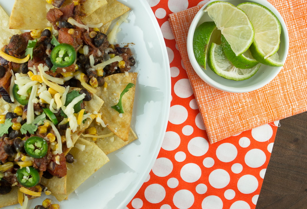 AVOCADO AND LIME NACHOS SUPREME