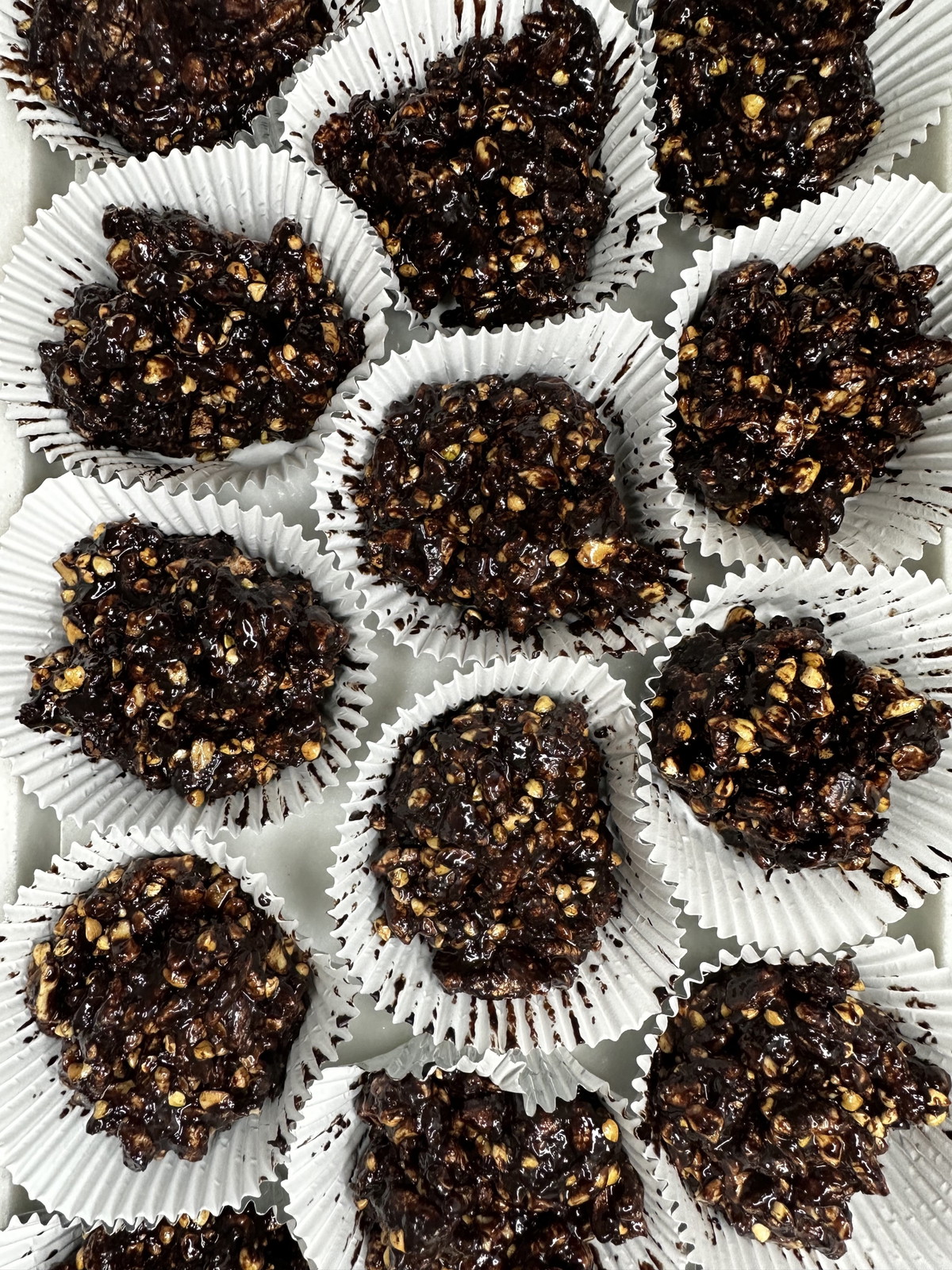 Choc-coconut and Buckwheat crackles
