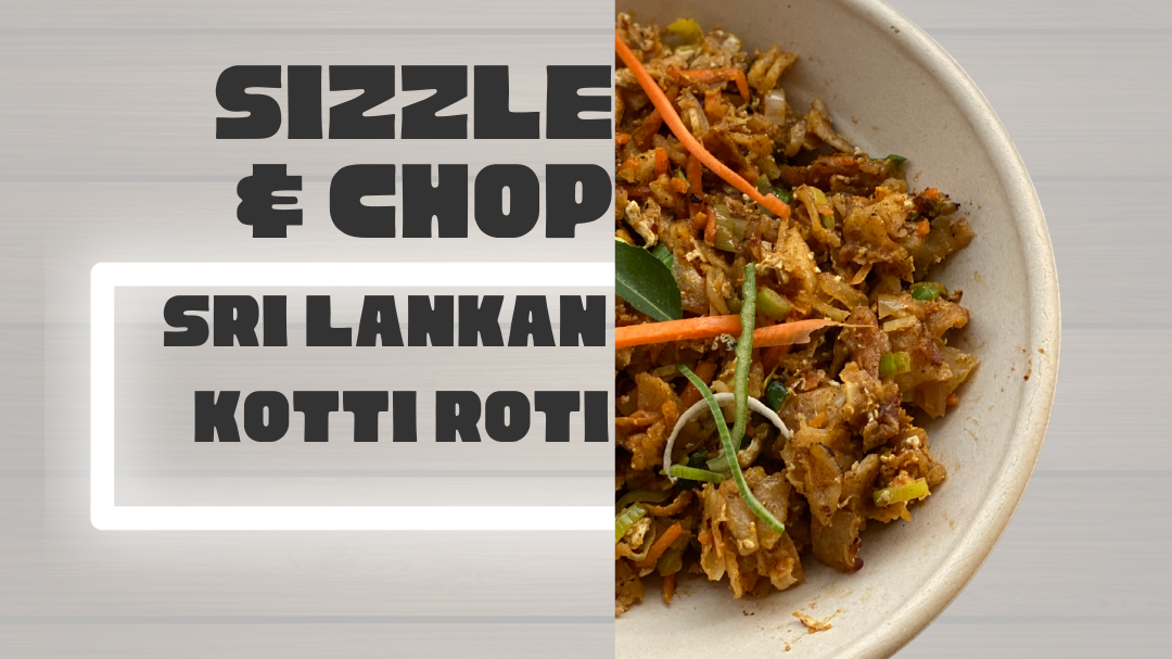 Image of Sizzle and Chop: Sri Lankan Kottu Roti - Eine Straßenküchen-Sinfonie!