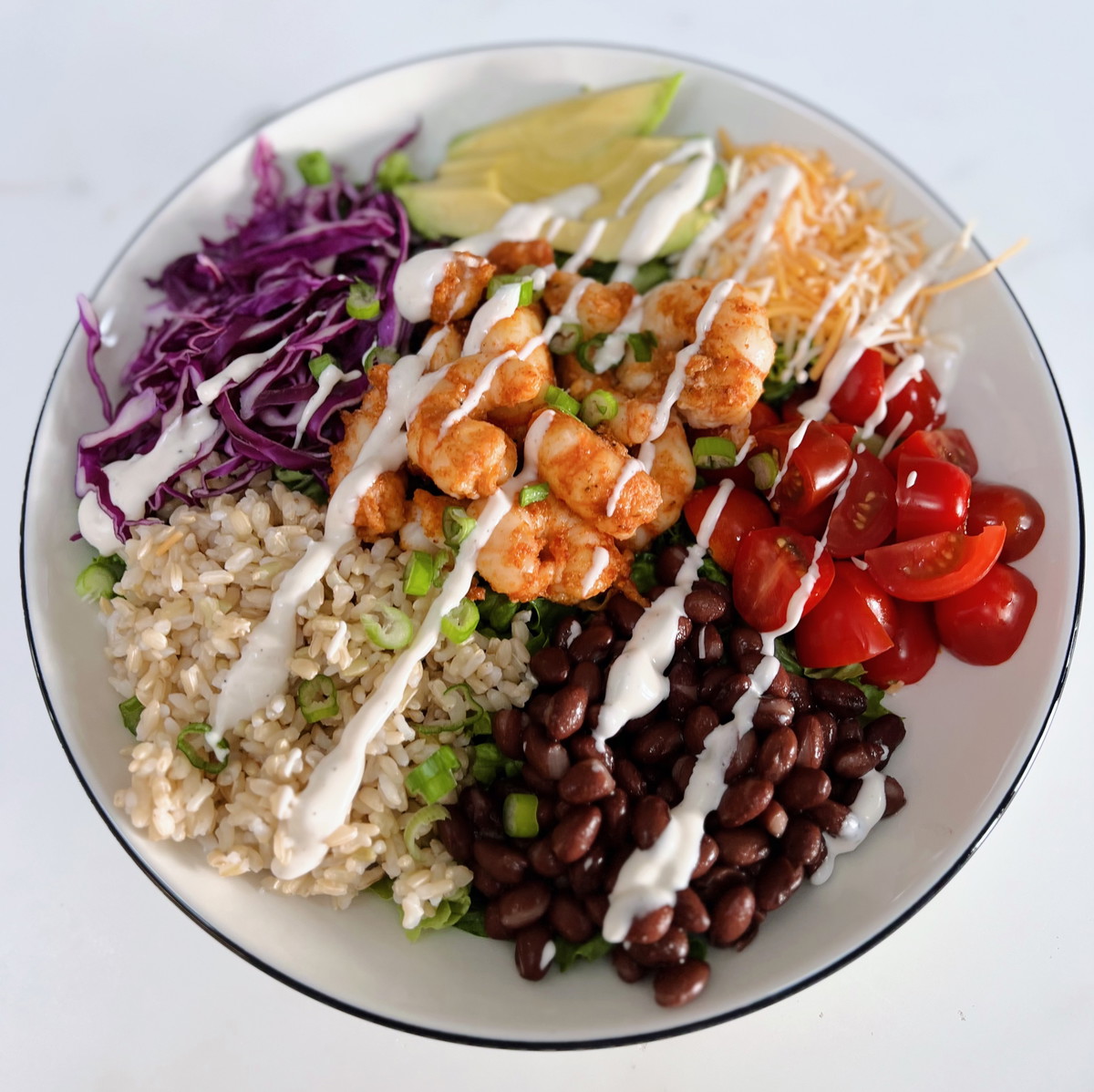 Chipotle Spot Prawn Taco Bowl