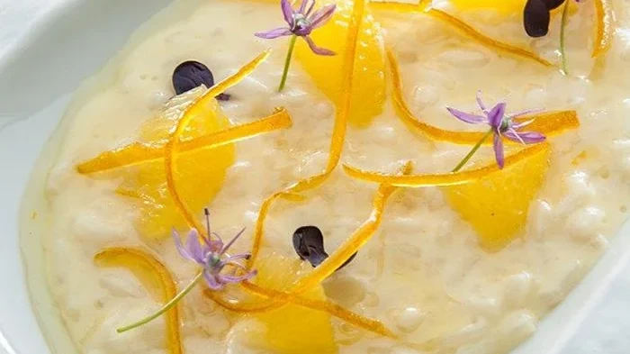 Image of Risotto with Franciacorta creamed with citrus
