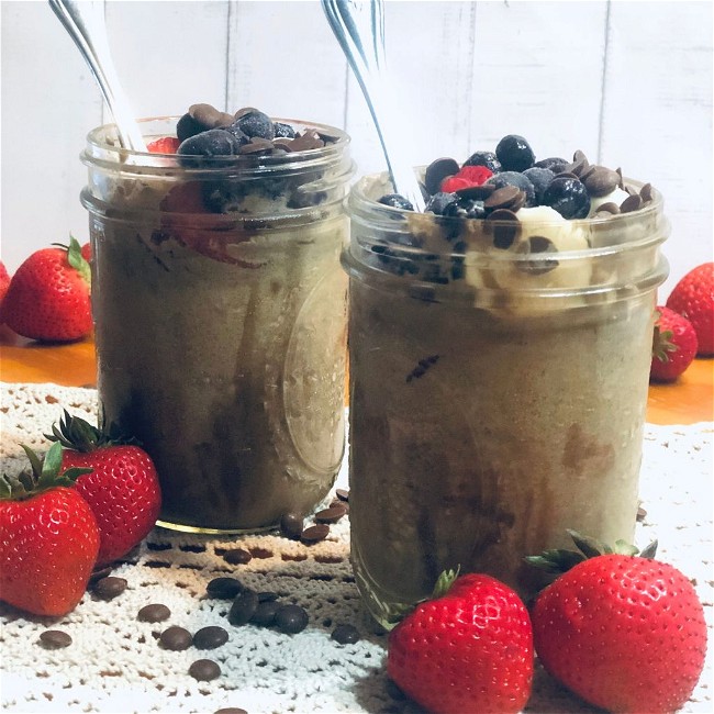 Image of CREAMY CAROB CHIA SEED PUDDING