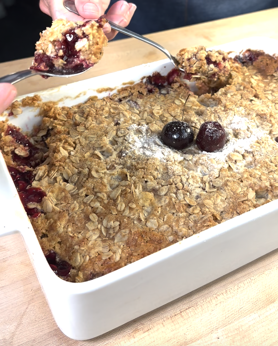 Image of Cherry Oat Bars Sweet Gourmet Style