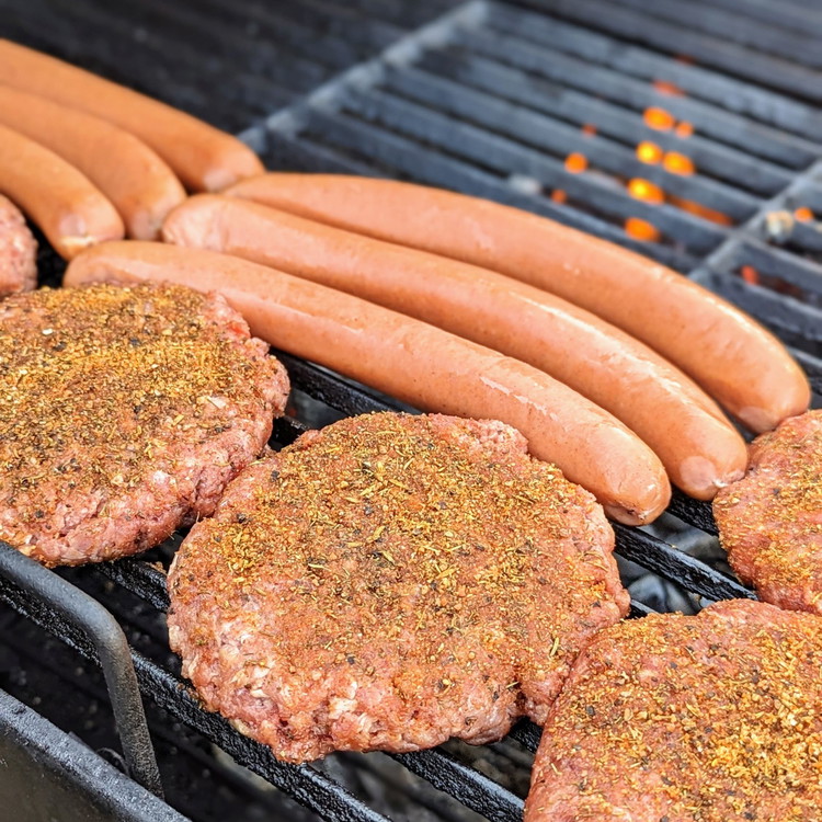 Image of Heat your grill to 225° with charcoal and wood (if using a gas grill, use wood chips in a smoker box or foil). Mesquite works very well with beef.