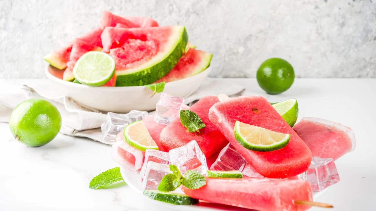 Unwind Watermelon Popsicles