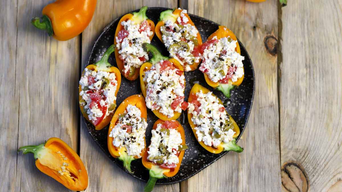 High-Protein Bell Pepper Boats-image