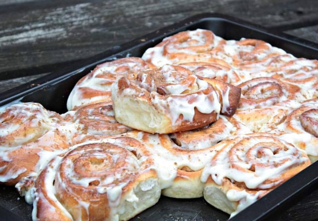unwiderstehlich leckere Cinnamon Rolls 
