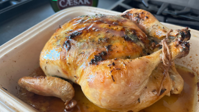 Image of Roasted Tarragon Chicken w/Brandy 