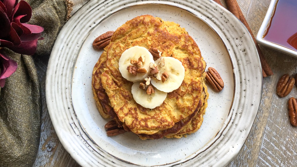 Image of Pumpkin spice pancakes recipe