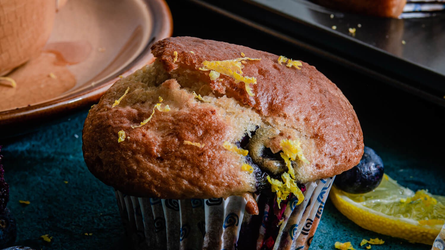 Image of Blueberry Lemon Muffins Recipe