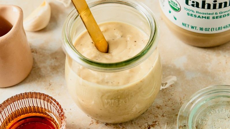 Image of Maple Dijon Tahini Dressing