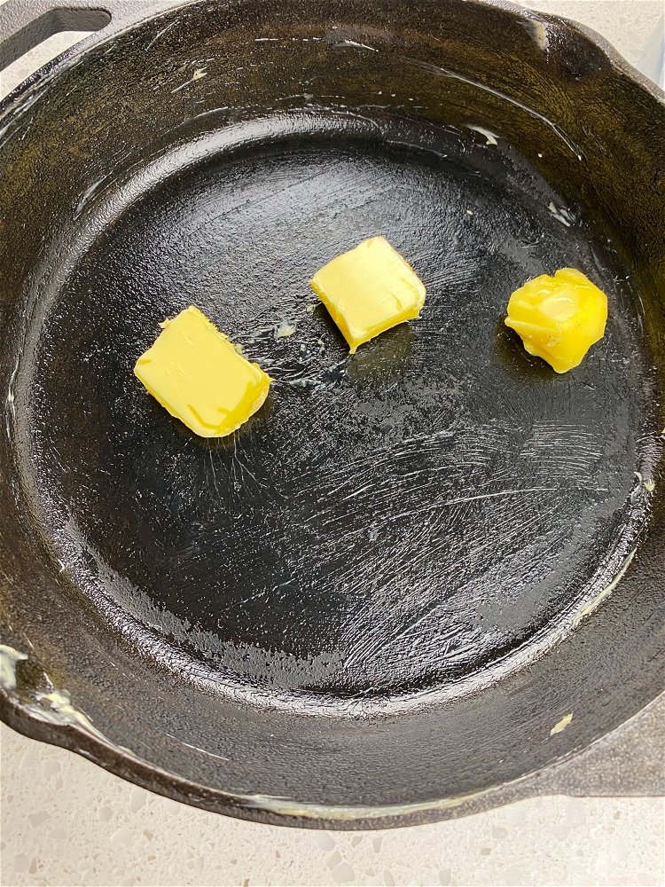 Image of Use the butter to thoroughly grease the exposed surface of...
