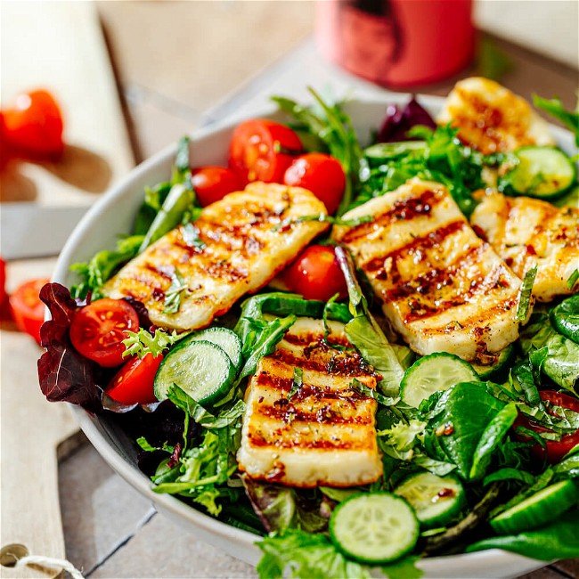 Image of Halloumi Salad