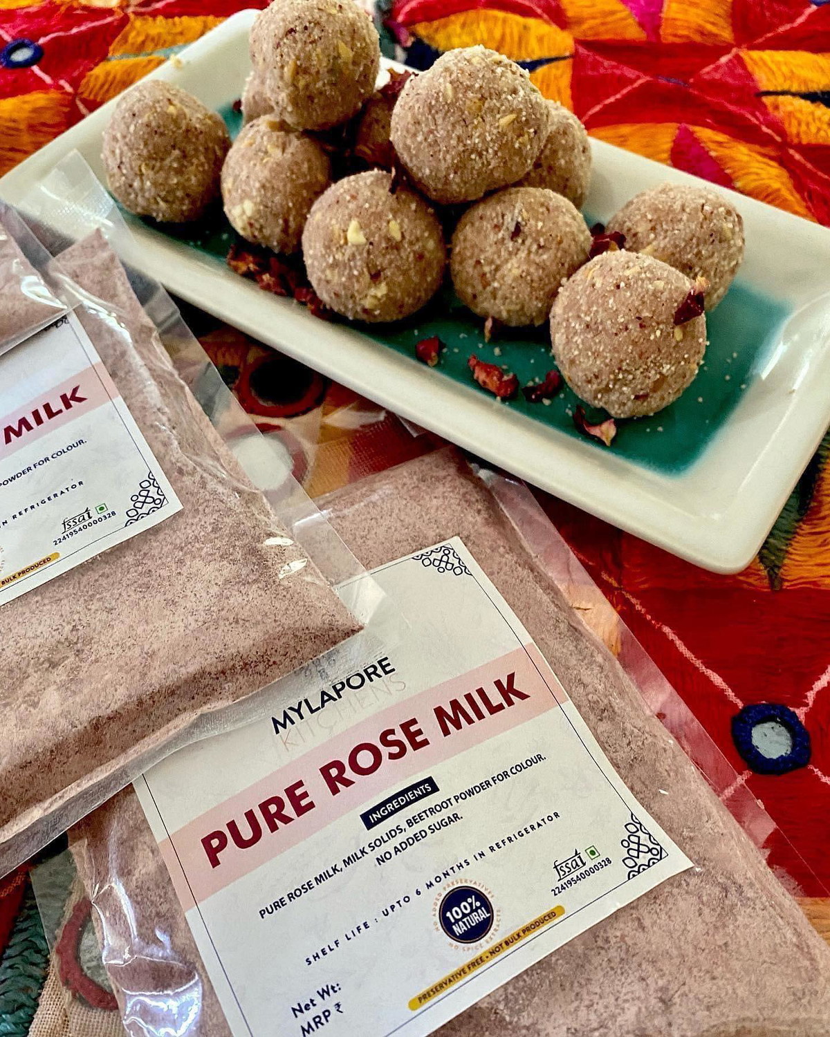 Rose Rava Laddu