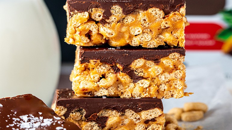 Image of Peanut Butter Cereal Treats Recipe