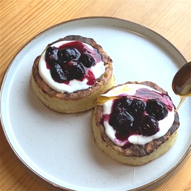 Image of French Toast Crumpets