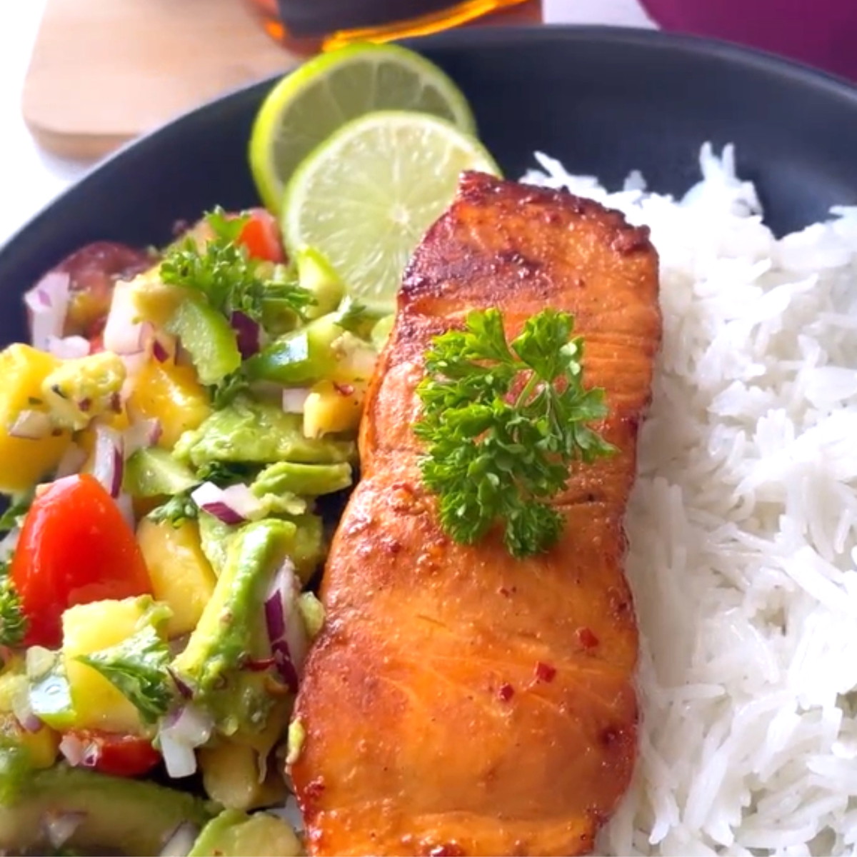 Sticky & Sweet Salmon