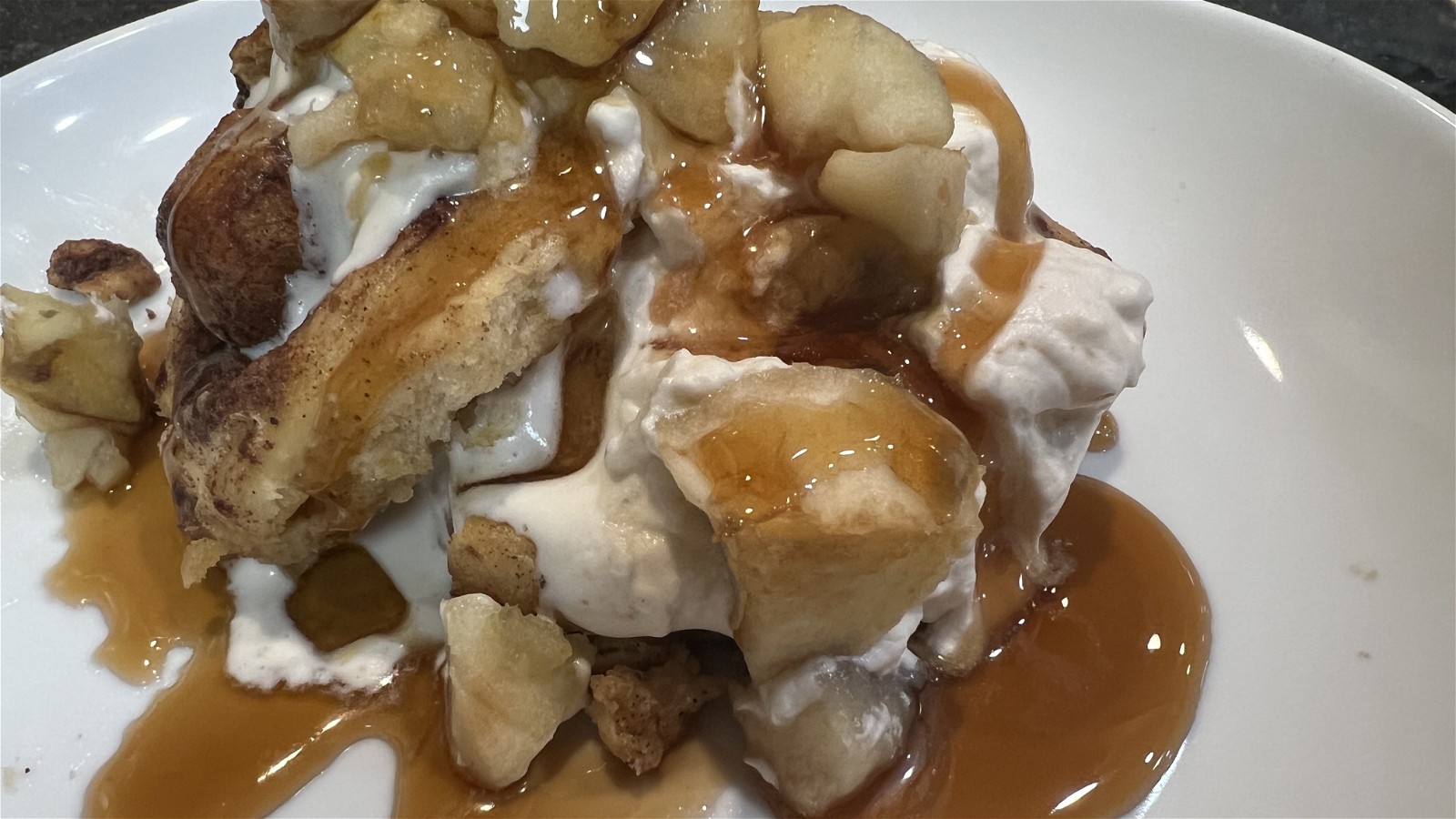 Image of Maple Custard Cinnamon Roll French Toast