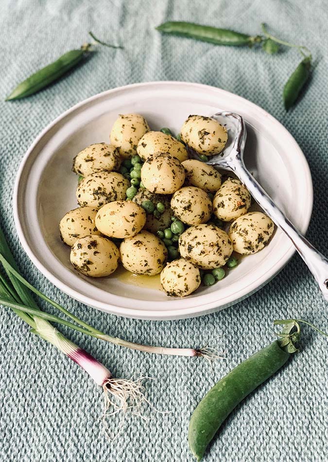 Kartoffelsalat med pastakrydderi