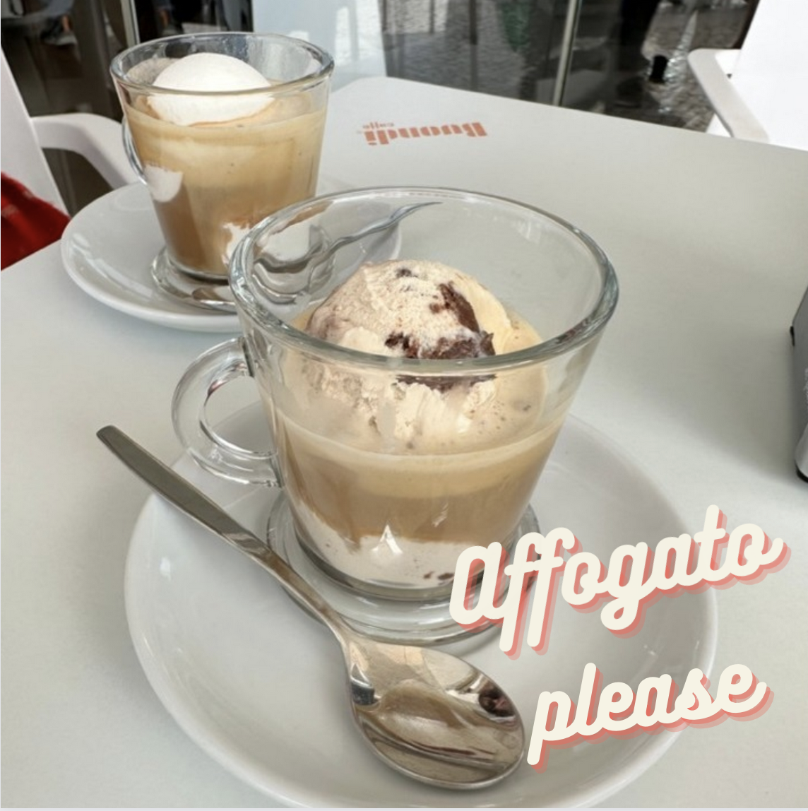 Chocolate Hazelnut Affogatto