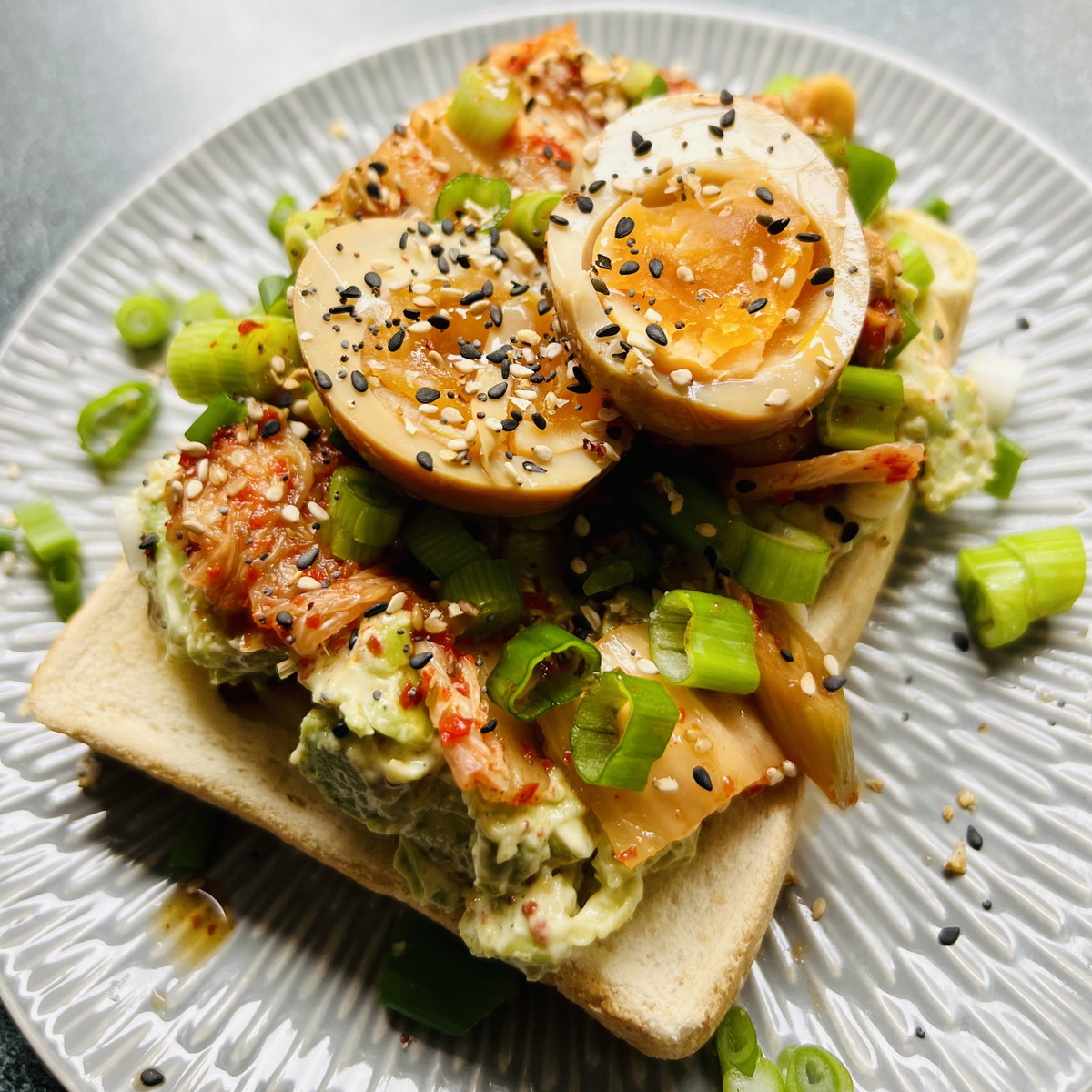 Korean Style Avocado on Toast
