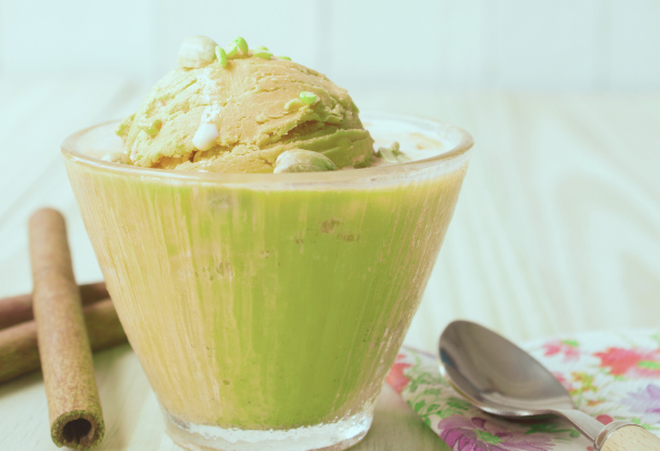 Image of Spiced Chai Matcha Affogato