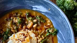 Image of Vegetable, Barley and Lentil Hotpot with Sizzling Ghee