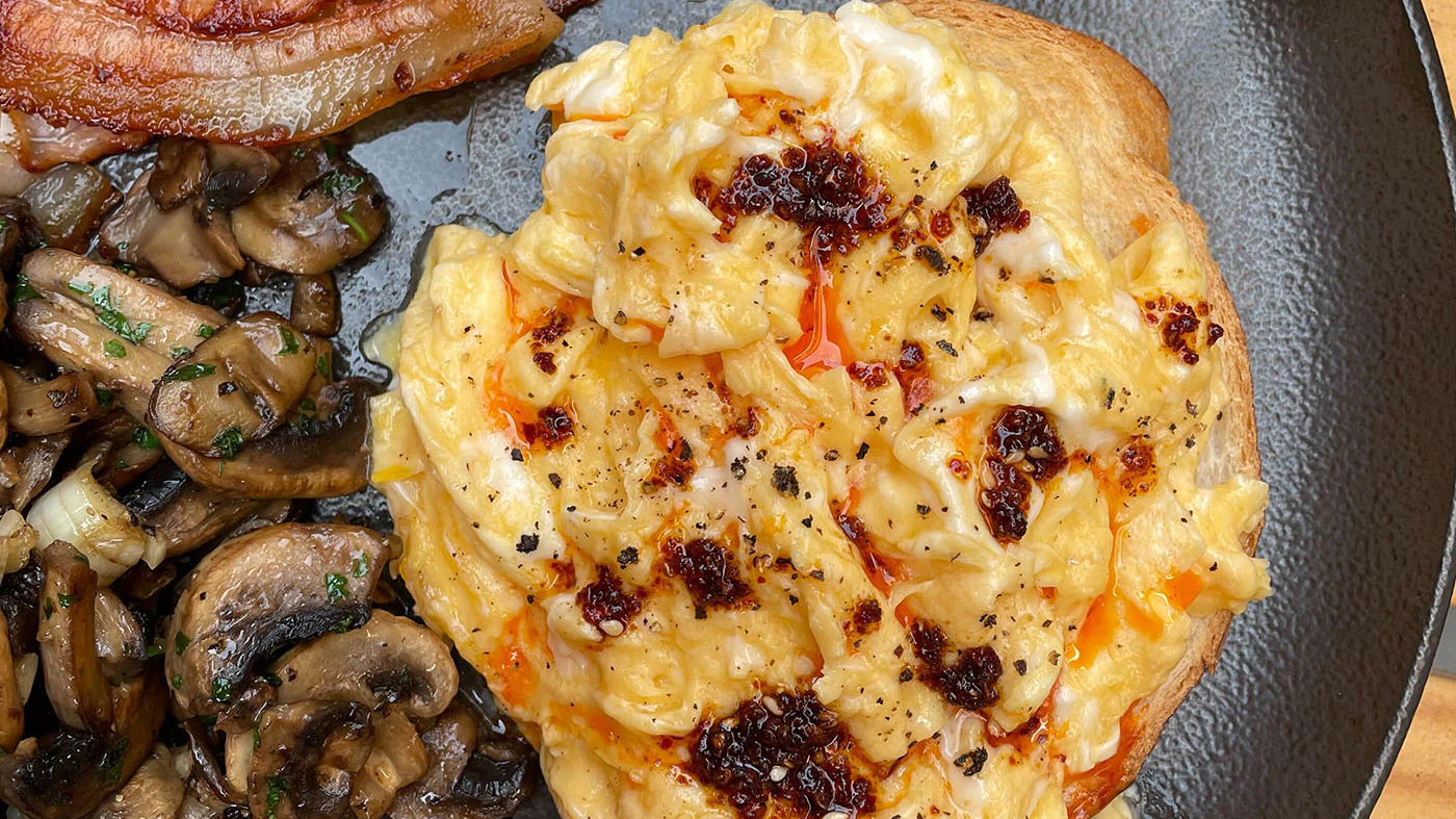 UmamiPapi Chilli Oil Scrambled eggs