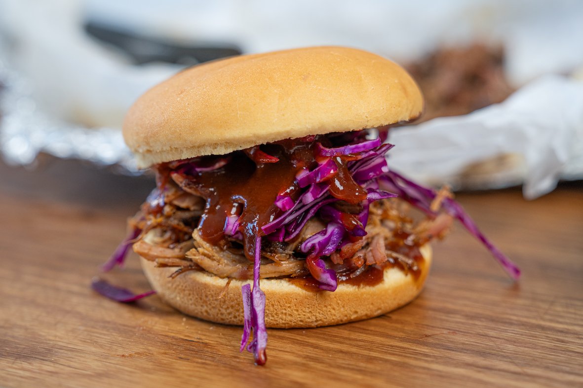 Pulled pork outlet for 20