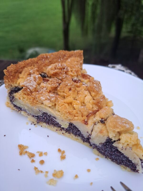 Image of saftiger Apfel-Mohn-Streuselkuchen