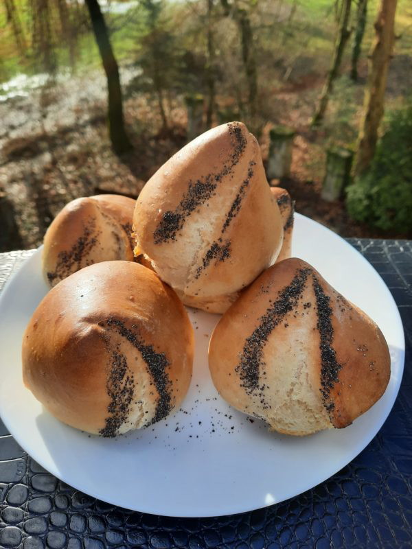einfache Milchbrötchen