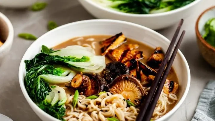 Image of Shiitake Mushroom Ramen Recipe With Miso Broth