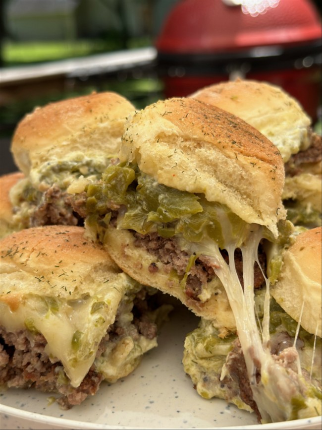 Image of Hatch Chile Cheeseburger Sliders