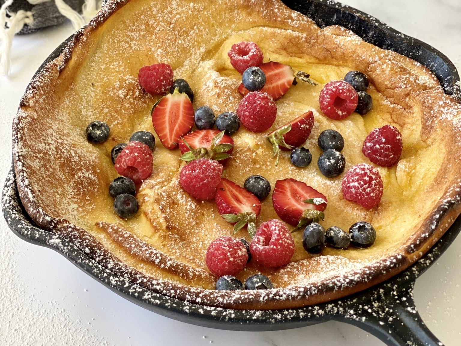 BEST Gingerbread Dutch Baby Pancakes - Perfect for Christmas Morning!