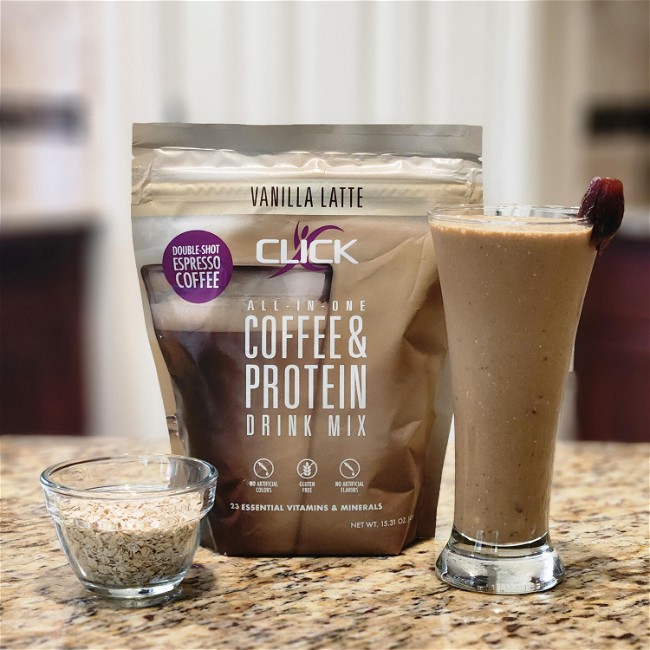 Image of CLICK Coffee Protein Creamy Date Smoothie