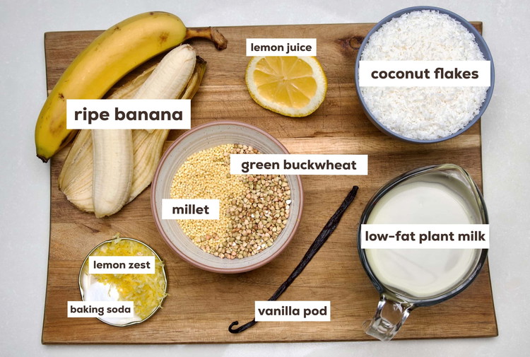 Image of Preheat the oven to 350°F/175°C. Cover a 20x20cm baking pan with baking paper. 