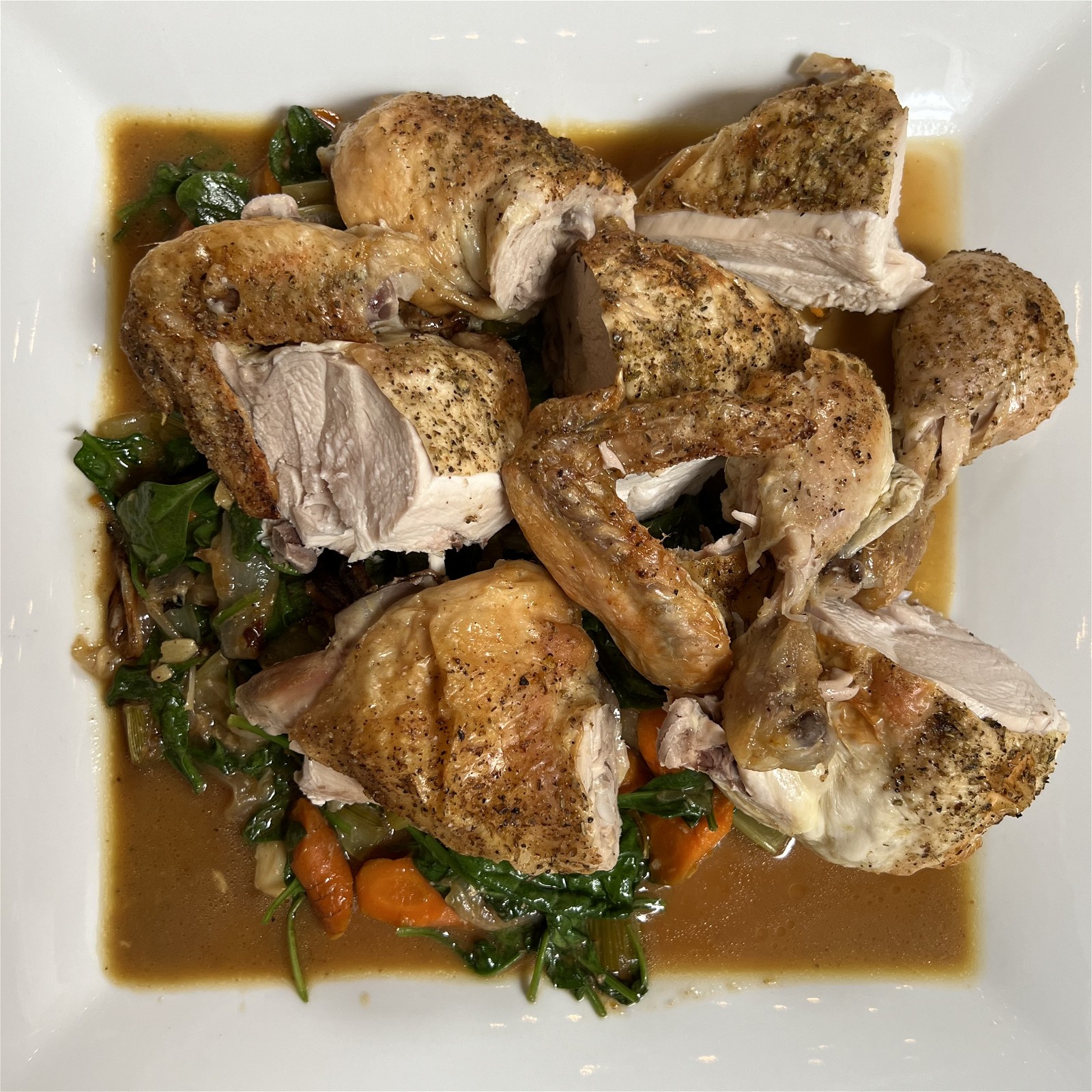 Image of Spatchcock Chicken with Vegetables