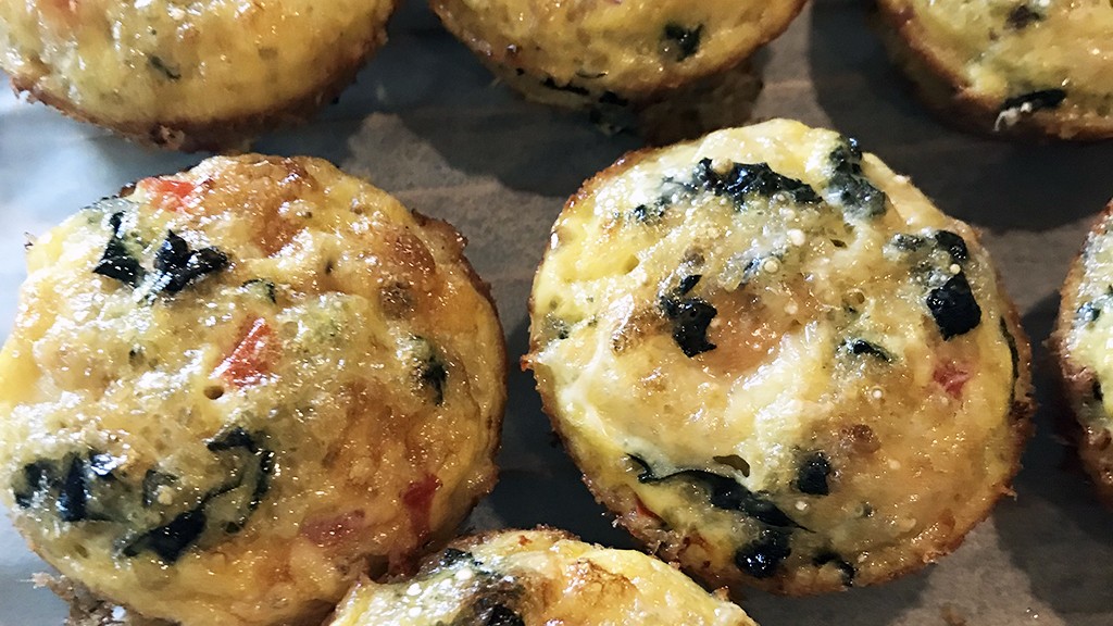 Image of Kale and Quinoa Breakfast Muffins