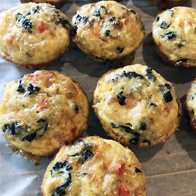 Image of Kale and Quinoa Breakfast Muffins