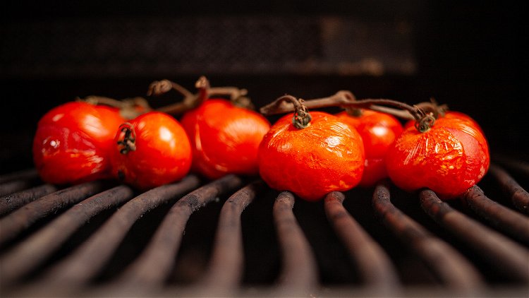 Image of To make the roasted tomatoes, add the tomatoes to the...