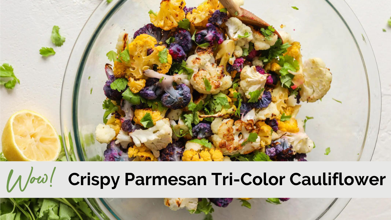 Image of Crispy Parmesan Tri-Colored Cauliflower